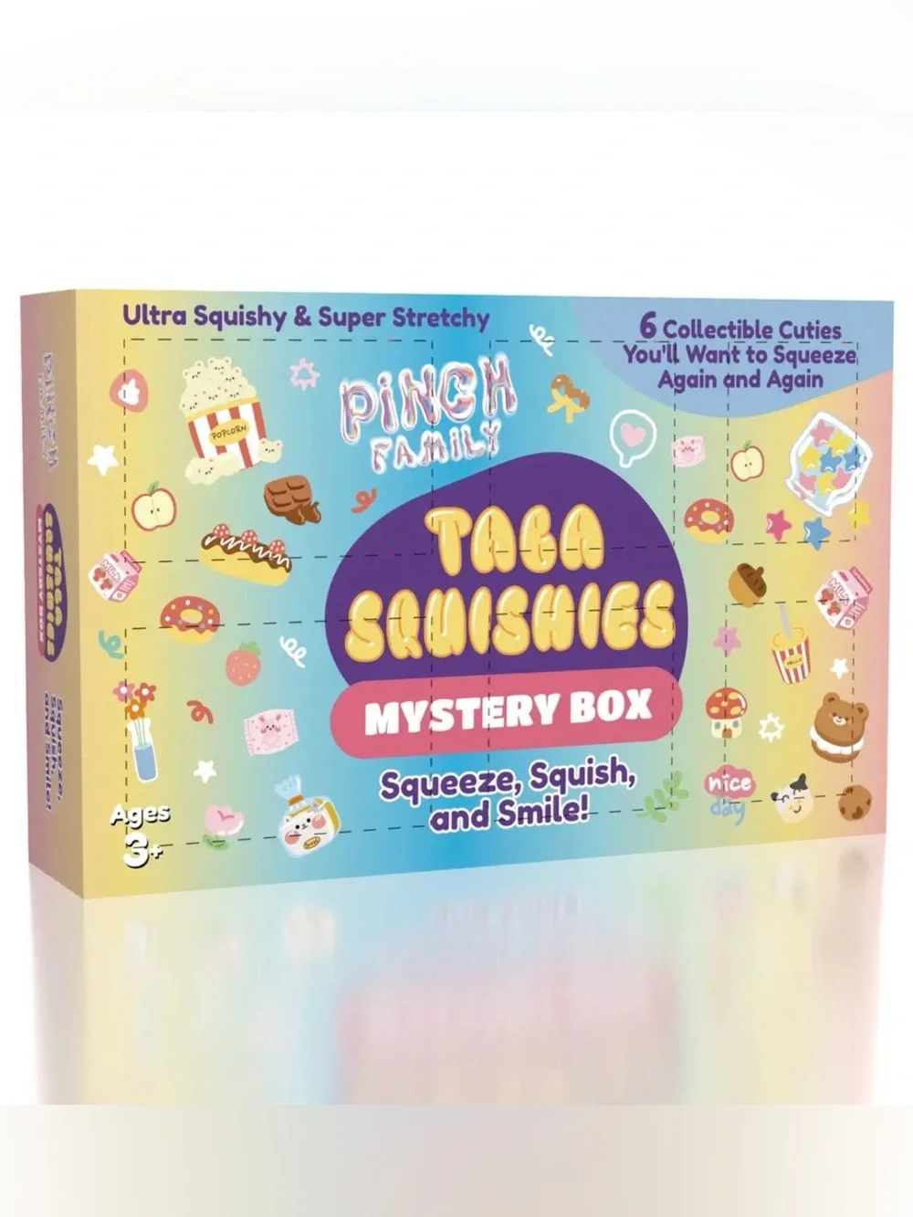 Taba Squishies Mystery Box - Squeeze Squish and Smile Gift Box